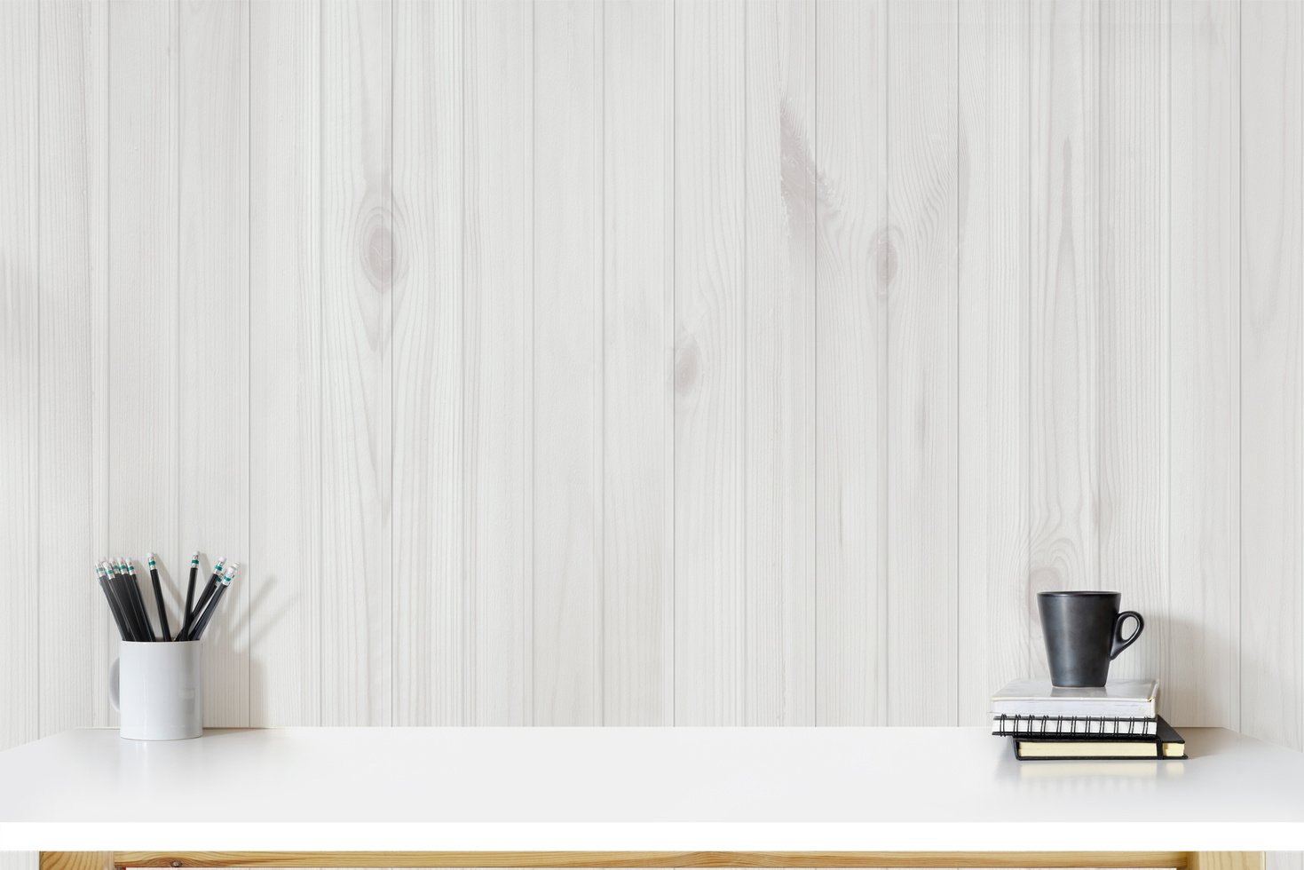 Office desk with copy space. workspace mockup